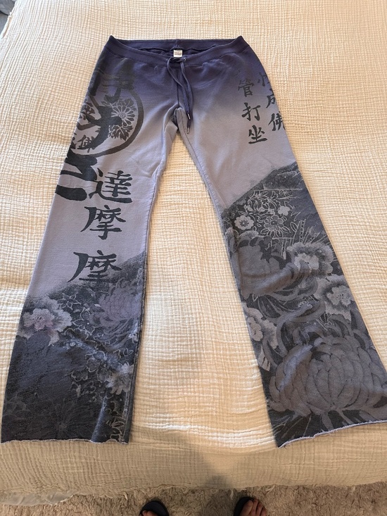 Lucky Brand Pants - LUCKY BRAND VINTAGE Y2K SWEAT PANT - JAPANESE MOTIF